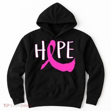 Hope Breast Cancer Awareness Logo  Hoodie