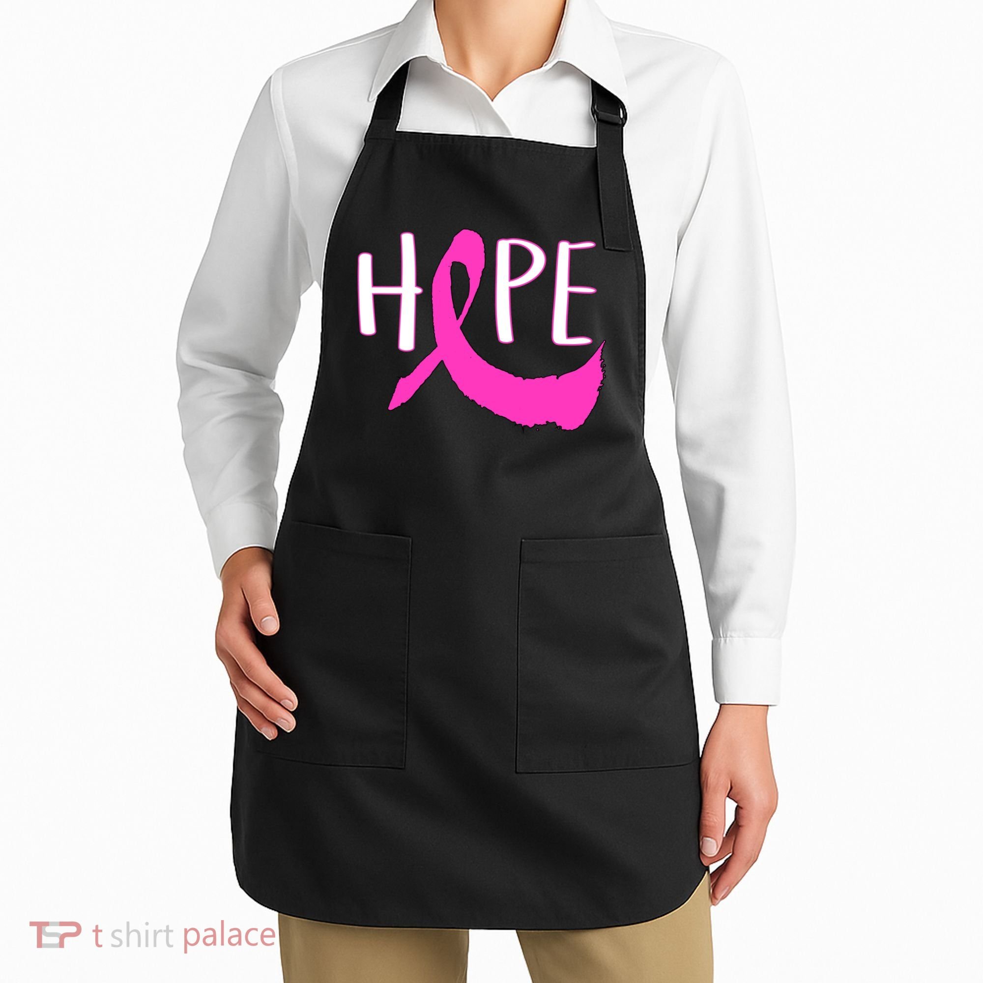 Hope Breast Cancer Awareness Logo  Apron
