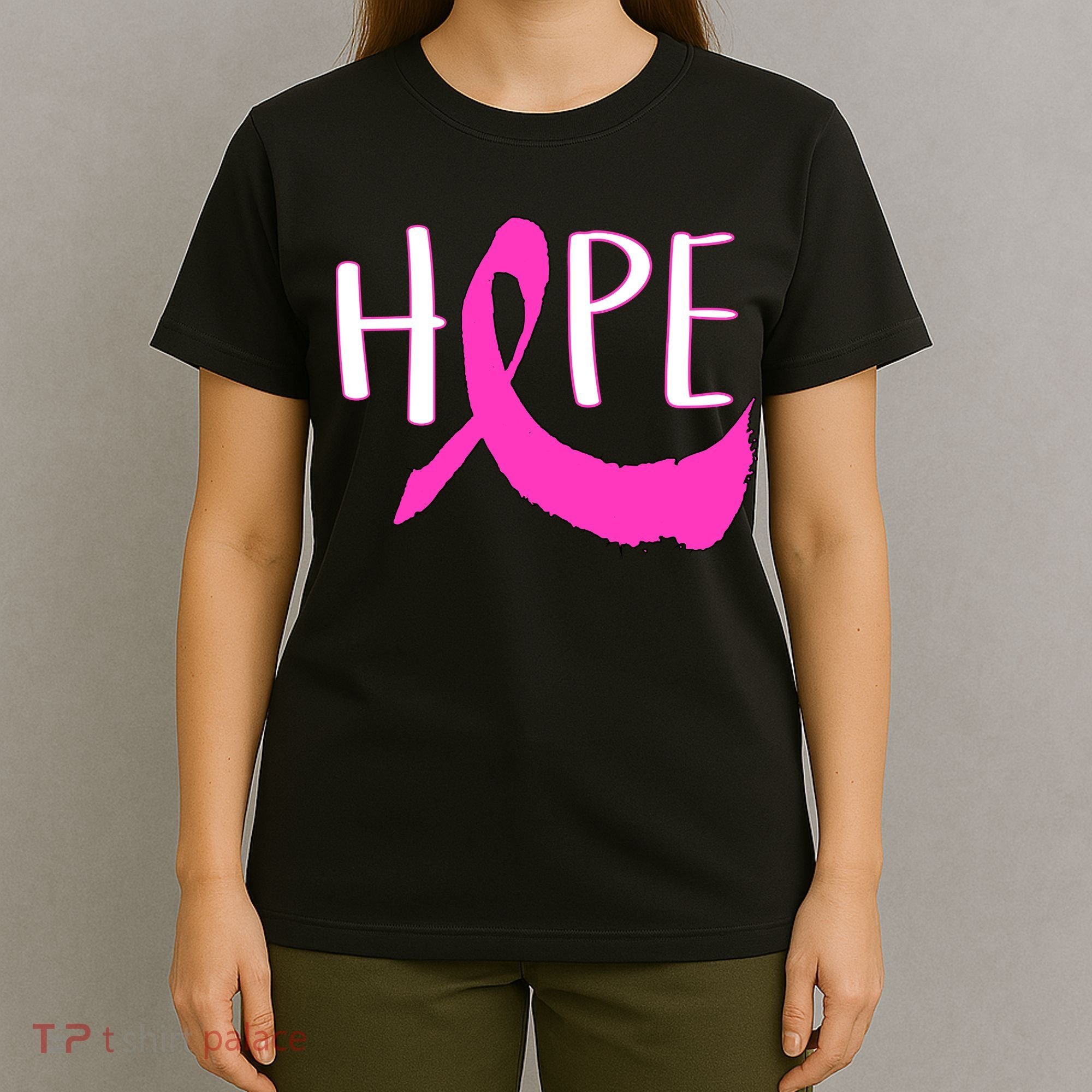 Hope Breast Cancer Awareness Logo  T-Shirt