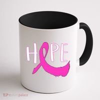 Hope Breast Cancer Awareness Logo  Coffee Mug thumb 1