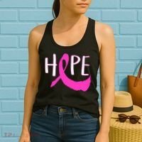 Hope Breast Cancer Awareness Logo  Women's Tank Top thumb 2