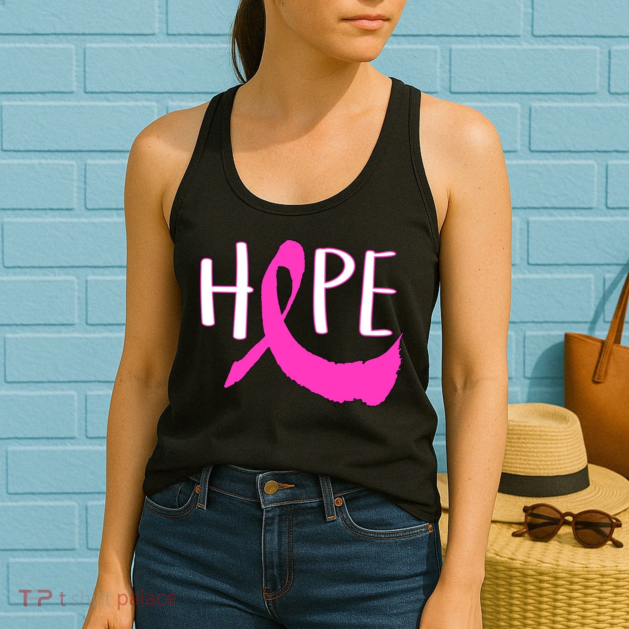 Hope Breast Cancer Awareness Logo  Women's Tank Top