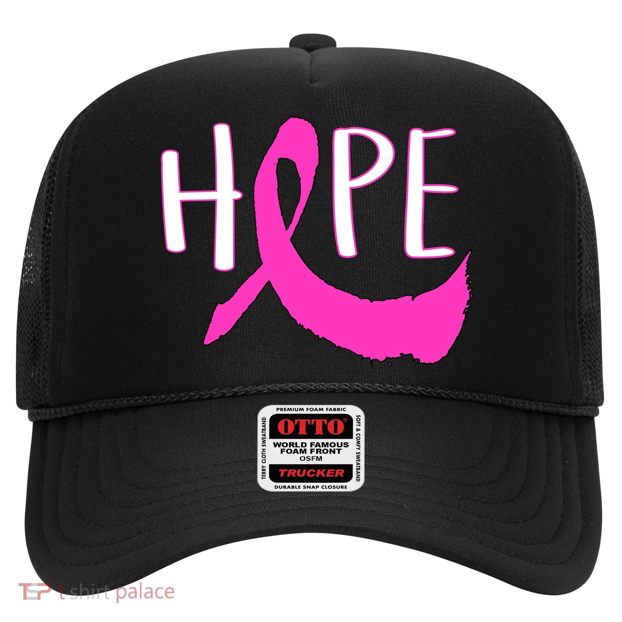 Hope Breast Cancer Awareness Logo  Hat