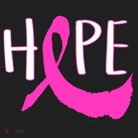 Hope Breast Cancer Awareness Logo  Hat thumb 2
