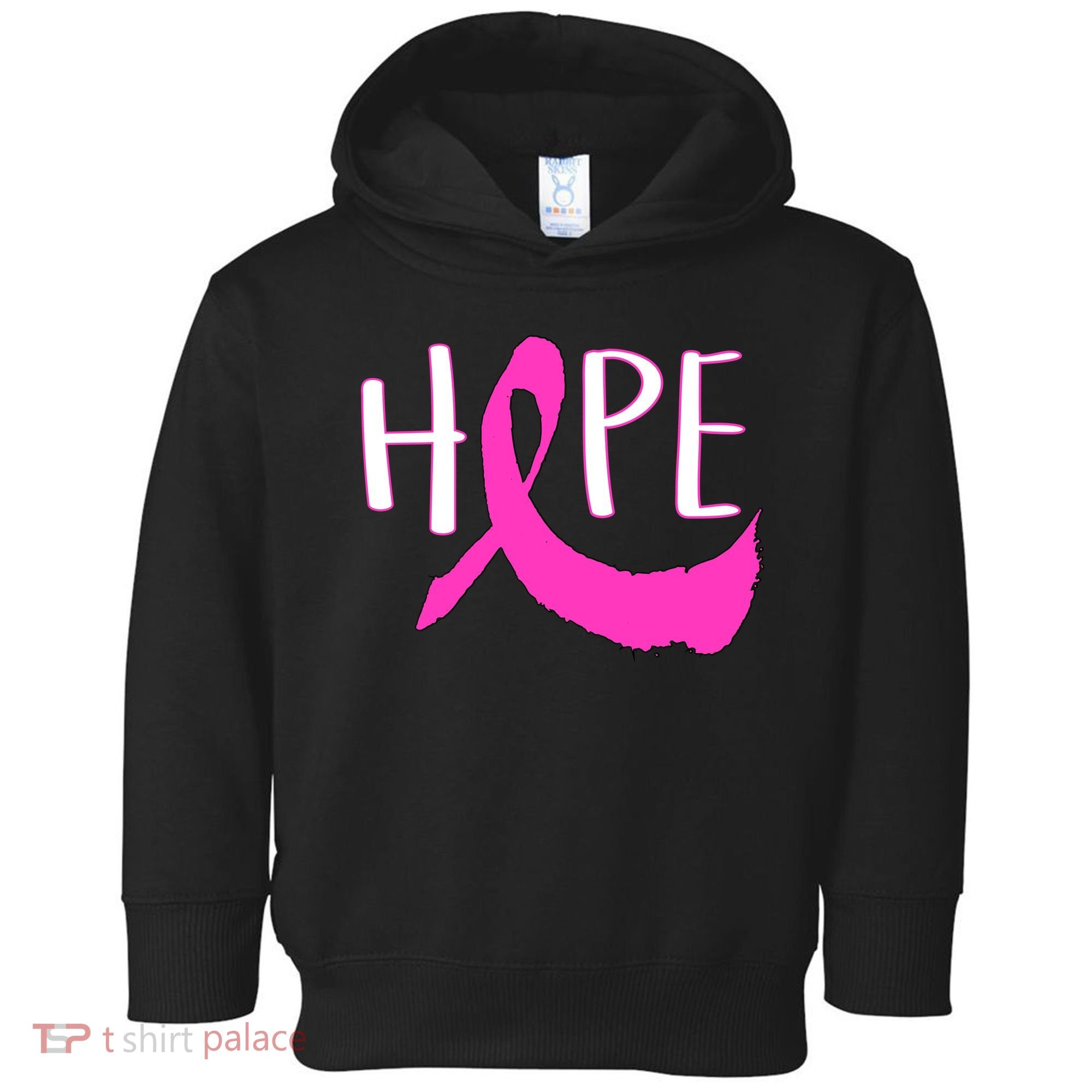 Hope Breast Cancer Awareness Logo  Toddler Hoodie