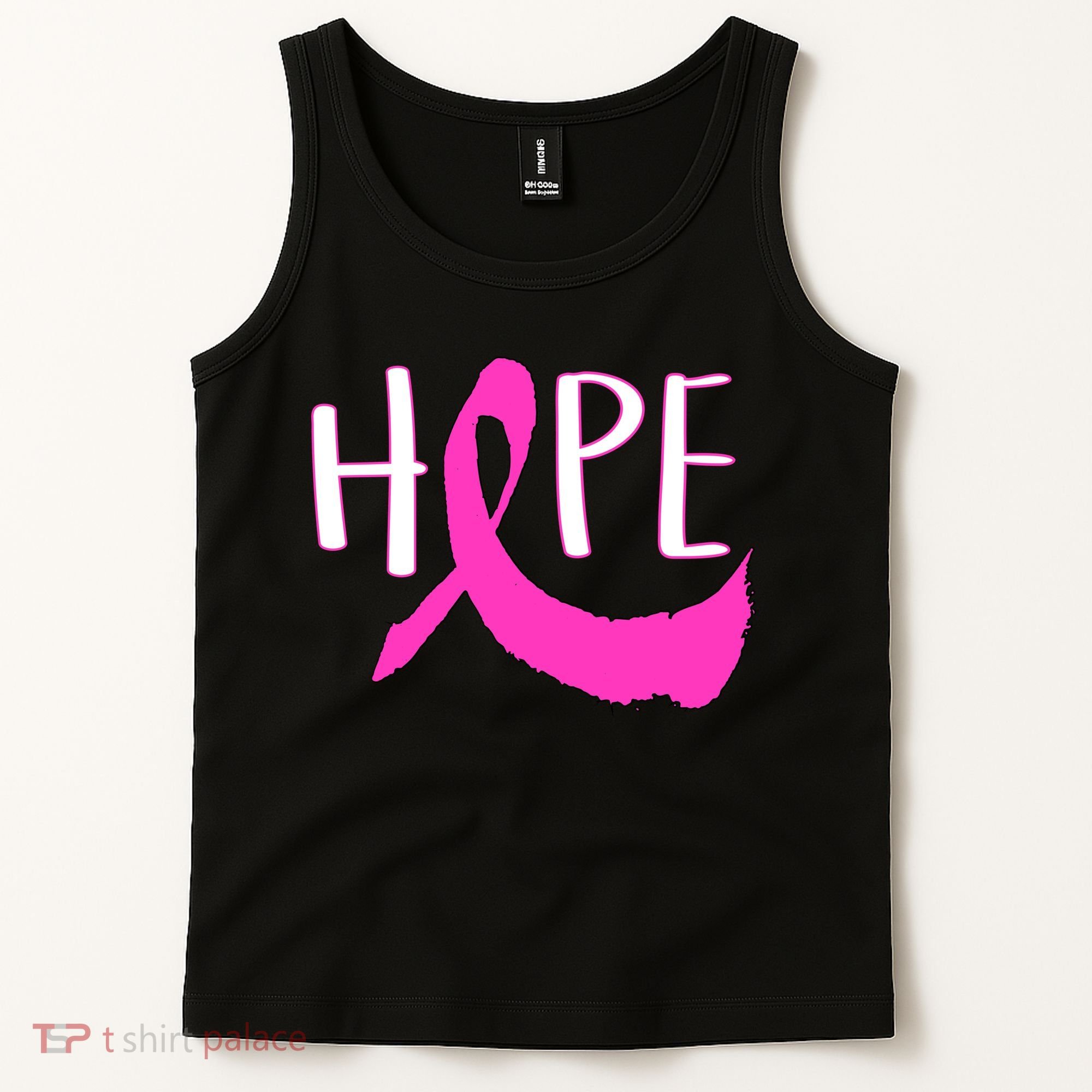 Hope Breast Cancer Awareness Logo  Tank Top