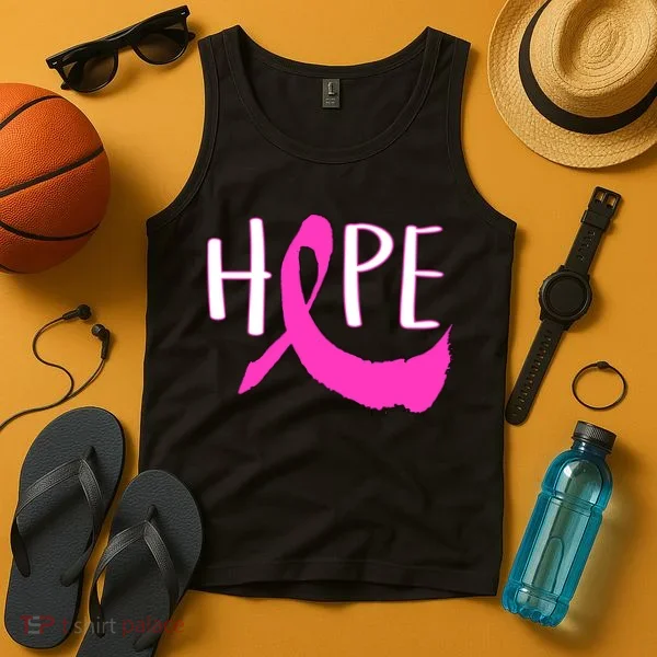 Hope Breast Cancer Awareness Logo  Tank Top