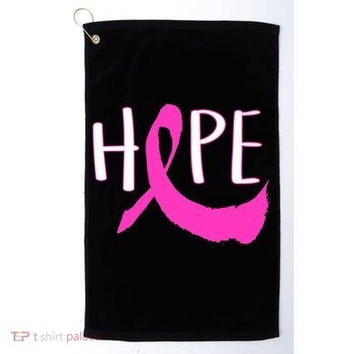 Hope Breast Cancer Awareness Logo  Golf Towel