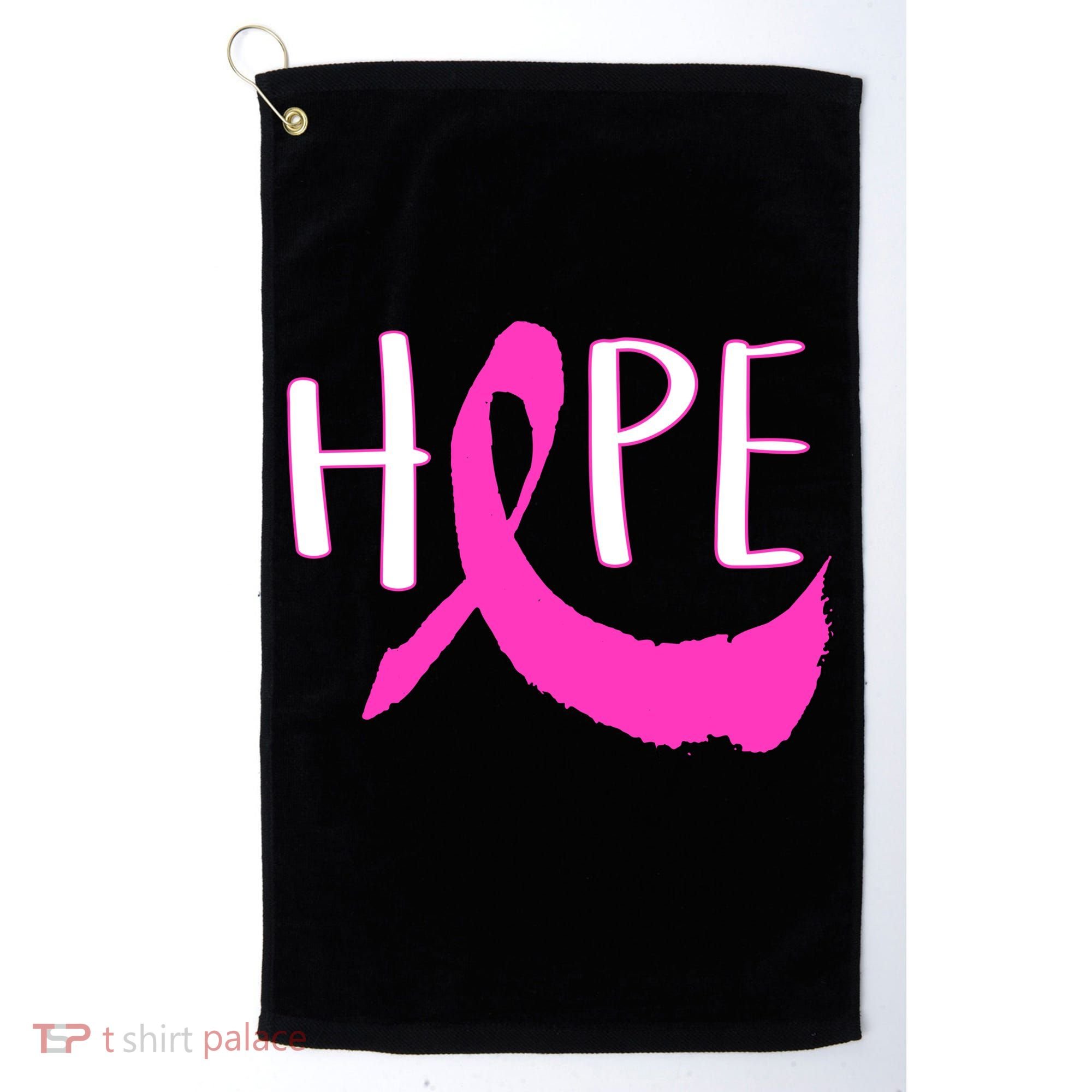 Hope Breast Cancer Awareness Logo  Golf Towel
