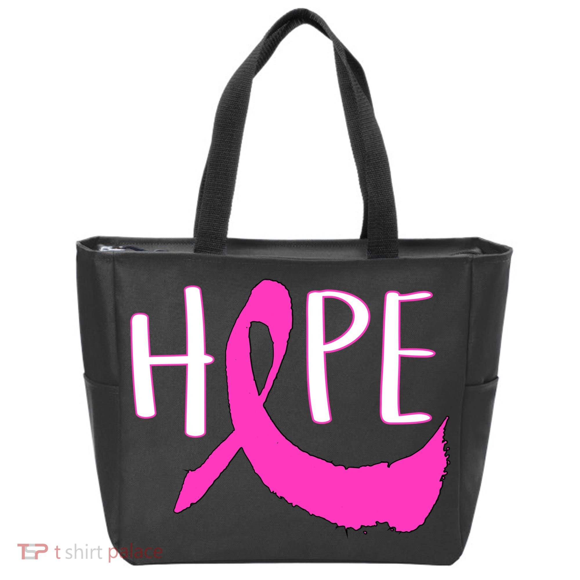 Hope Breast Cancer Awareness Logo  Tote Bag