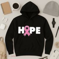 Hope Breast Cancer Awareness Ribbon Hoodie thumb 3