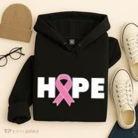 Hope Breast Cancer Awareness Ribbon Hoodie thumb 4