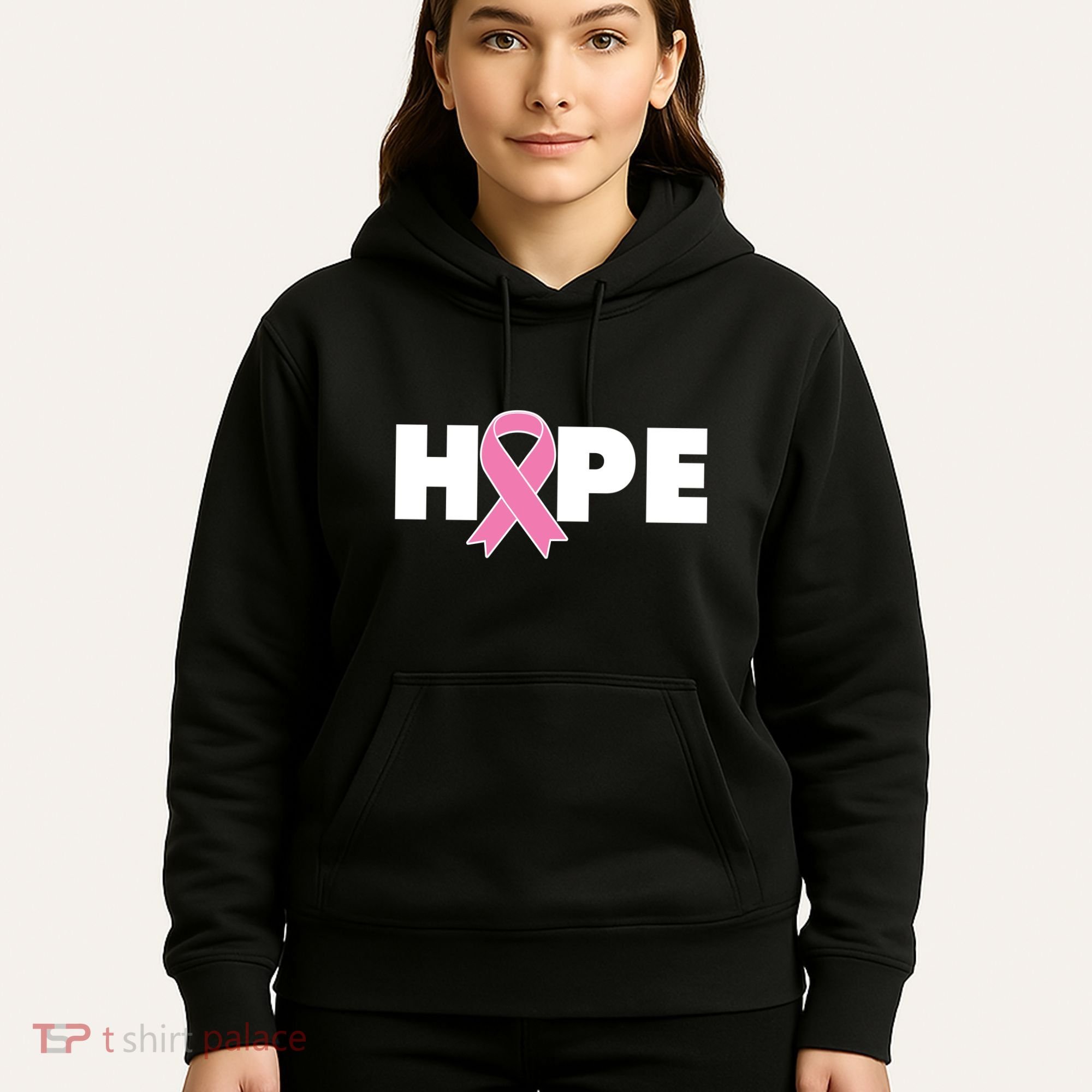 Hope Breast Cancer Awareness Ribbon Hoodie