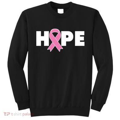 Hope Breast Cancer Awareness Ribbon Sweatshirt