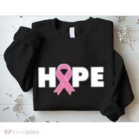 Hope Breast Cancer Awareness Ribbon Sweatshirt thumb 2