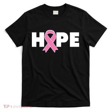 Hope Breast Cancer Awareness Ribbon T-Shirt