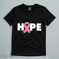 Hope Breast Cancer Awareness Ribbon T-Shirt thumb 5