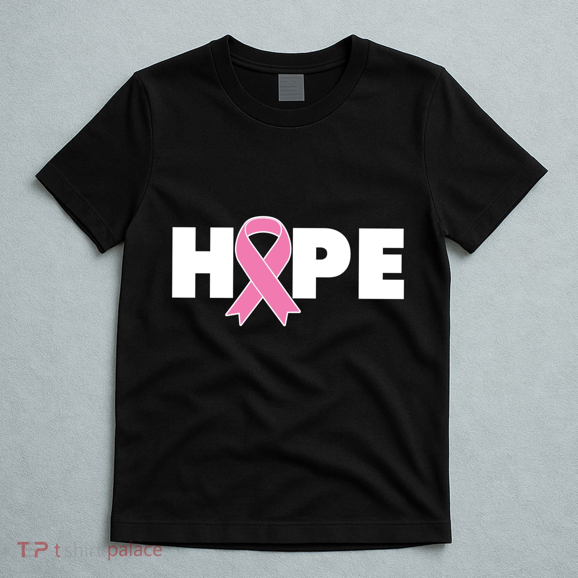 Hope Breast Cancer Awareness Ribbon T-Shirt
