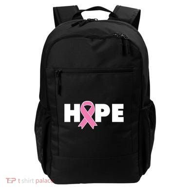 Hope Breast Cancer Awareness Ribbon Backpack