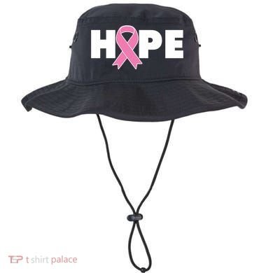 Hope Breast Cancer Awareness Ribbon Bucket Hat