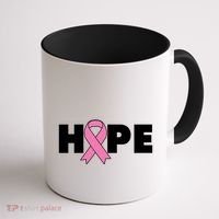 Hope Breast Cancer Awareness Ribbon Coffee Mug thumb 1