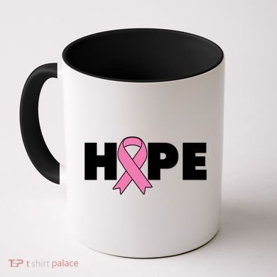 Hope Breast Cancer Awareness Ribbon Coffee Mug
