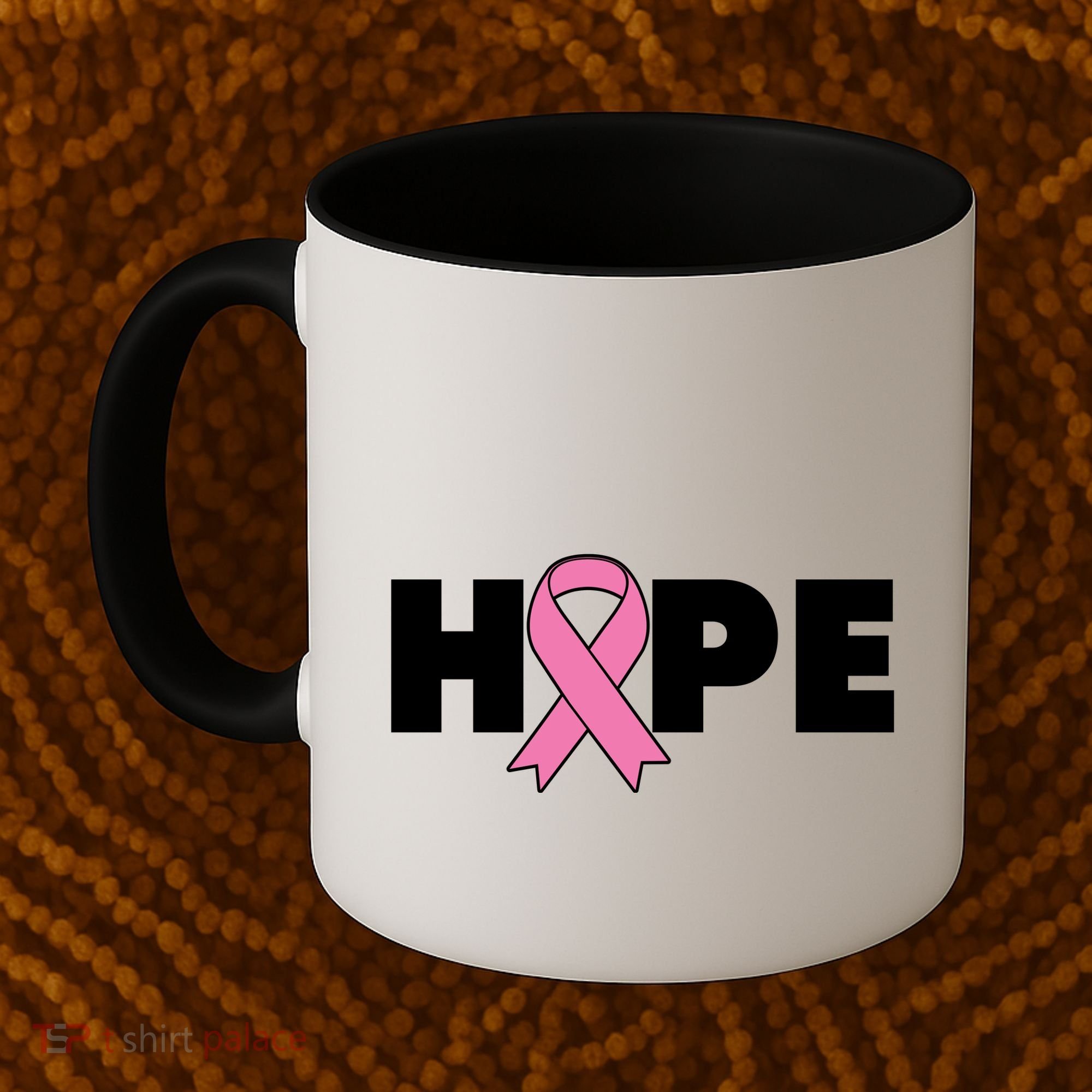 Hope Breast Cancer Awareness Ribbon Coffee Mug