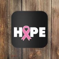Hope Breast Cancer Awareness Ribbon Coaster thumb 0