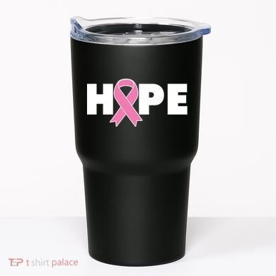 Hope Breast Cancer Awareness Ribbon Tumbler