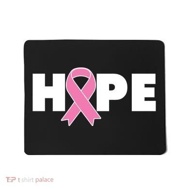 Hope Breast Cancer Awareness Ribbon Mousepad