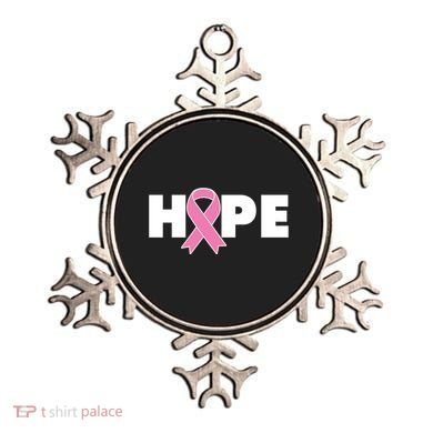 Hope Breast Cancer Awareness Ribbon Ornament