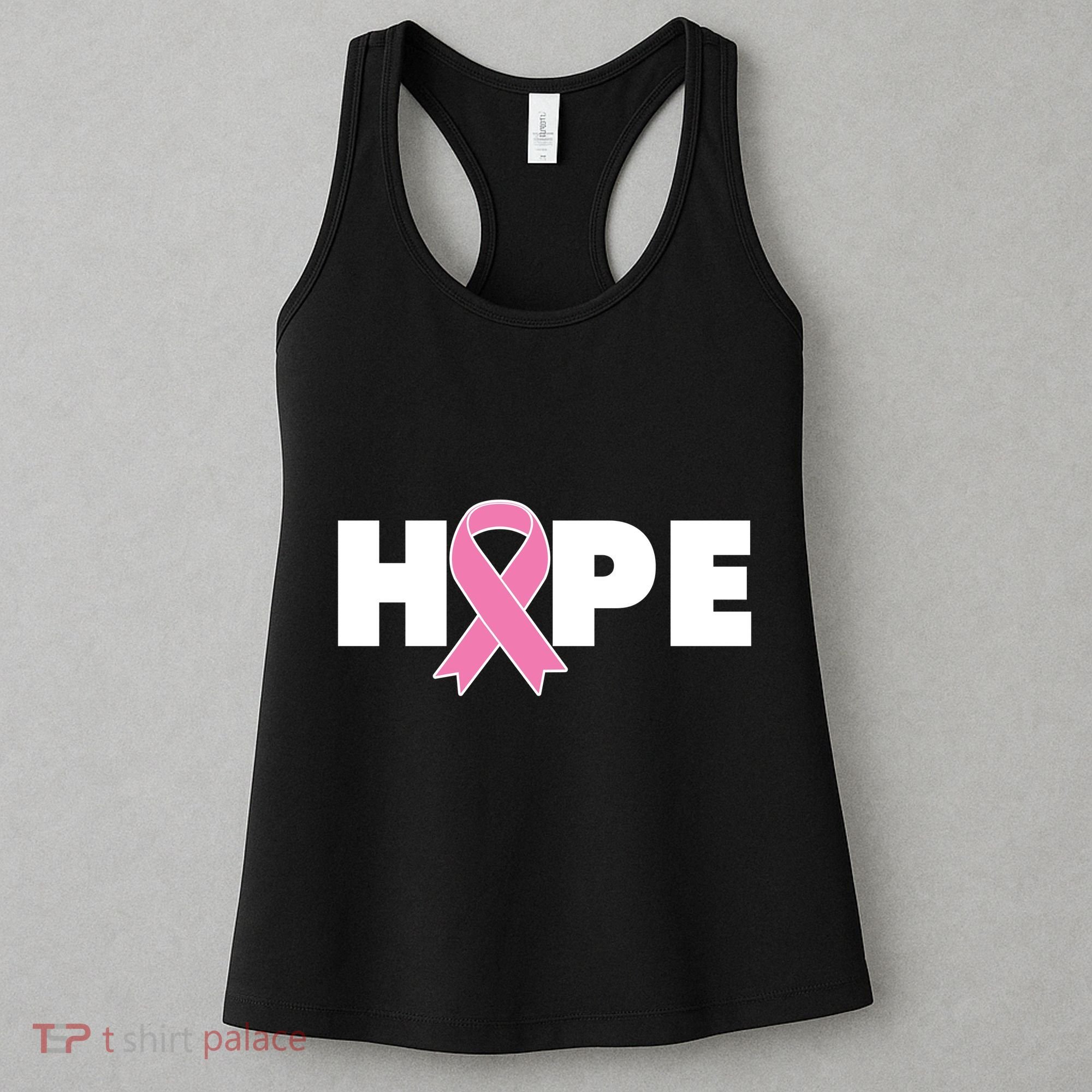 Hope Breast Cancer Awareness Ribbon Women's Tank Top