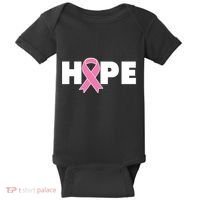 Hope Breast Cancer Awareness Ribbon Baby Bodysuit thumb 0