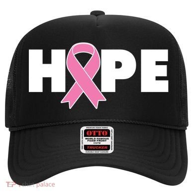 Hope Breast Cancer Awareness Ribbon Hat