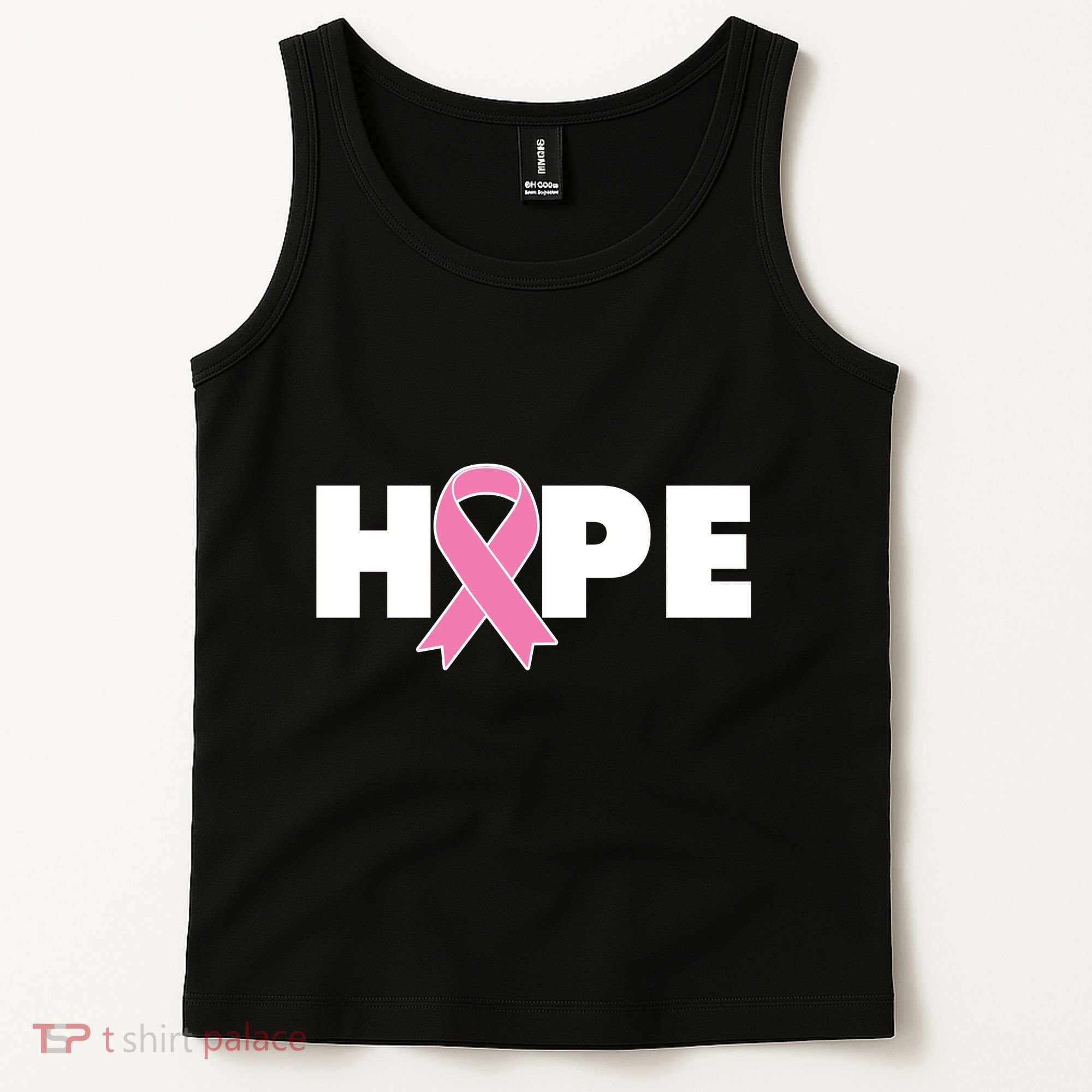 Hope Breast Cancer Awareness Ribbon Tank Top