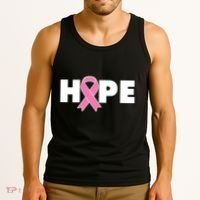 Hope Breast Cancer Awareness Ribbon Tank Top thumb 3