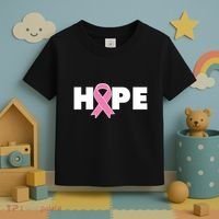 Hope Breast Cancer Awareness Ribbon Toddler T-Shirt thumb 3
