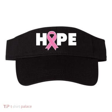Hope Breast Cancer Awareness Ribbon Visor