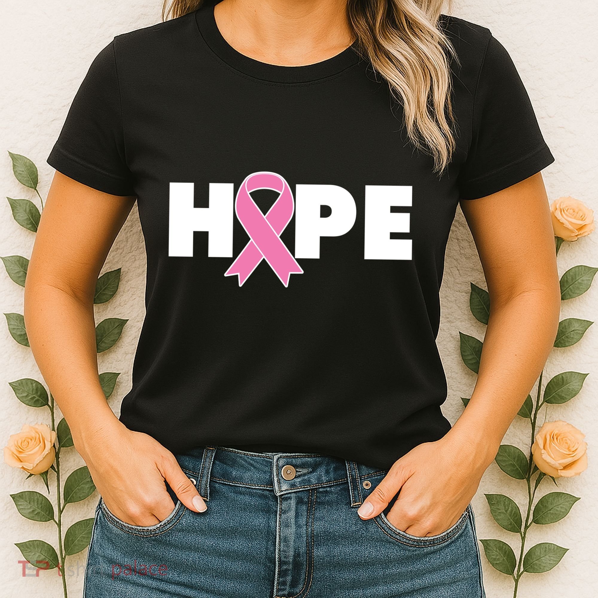 Hope Breast Cancer Awareness Ribbon Women's T-Shirt