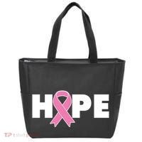 Hope Breast Cancer Awareness Ribbon Tote Bag thumb 0