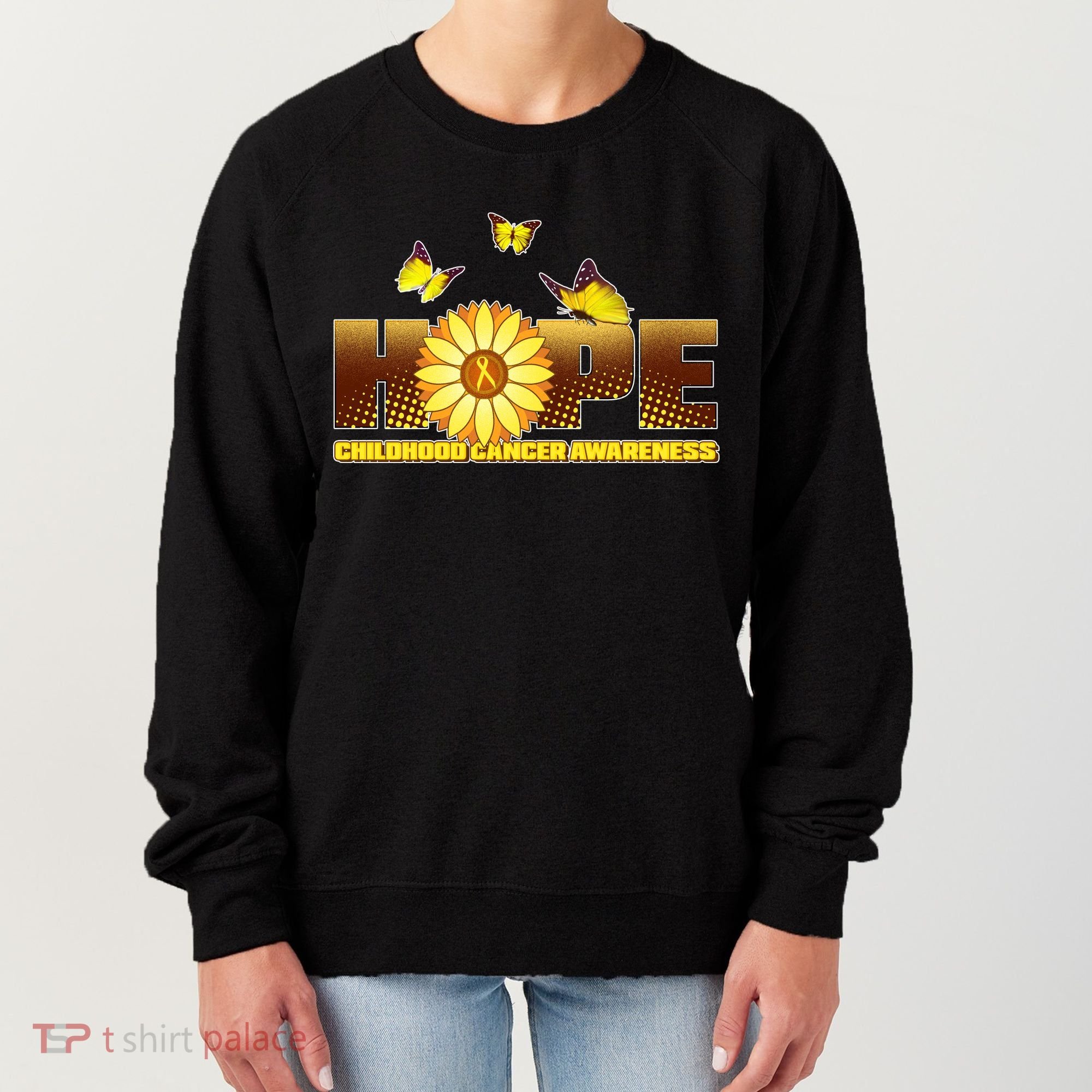 Hope Childhood Cancer Awareness Women's Sweatshirt
