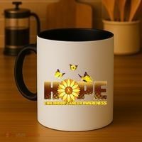 Hope Childhood Cancer Awareness Coffee Mug thumb 4