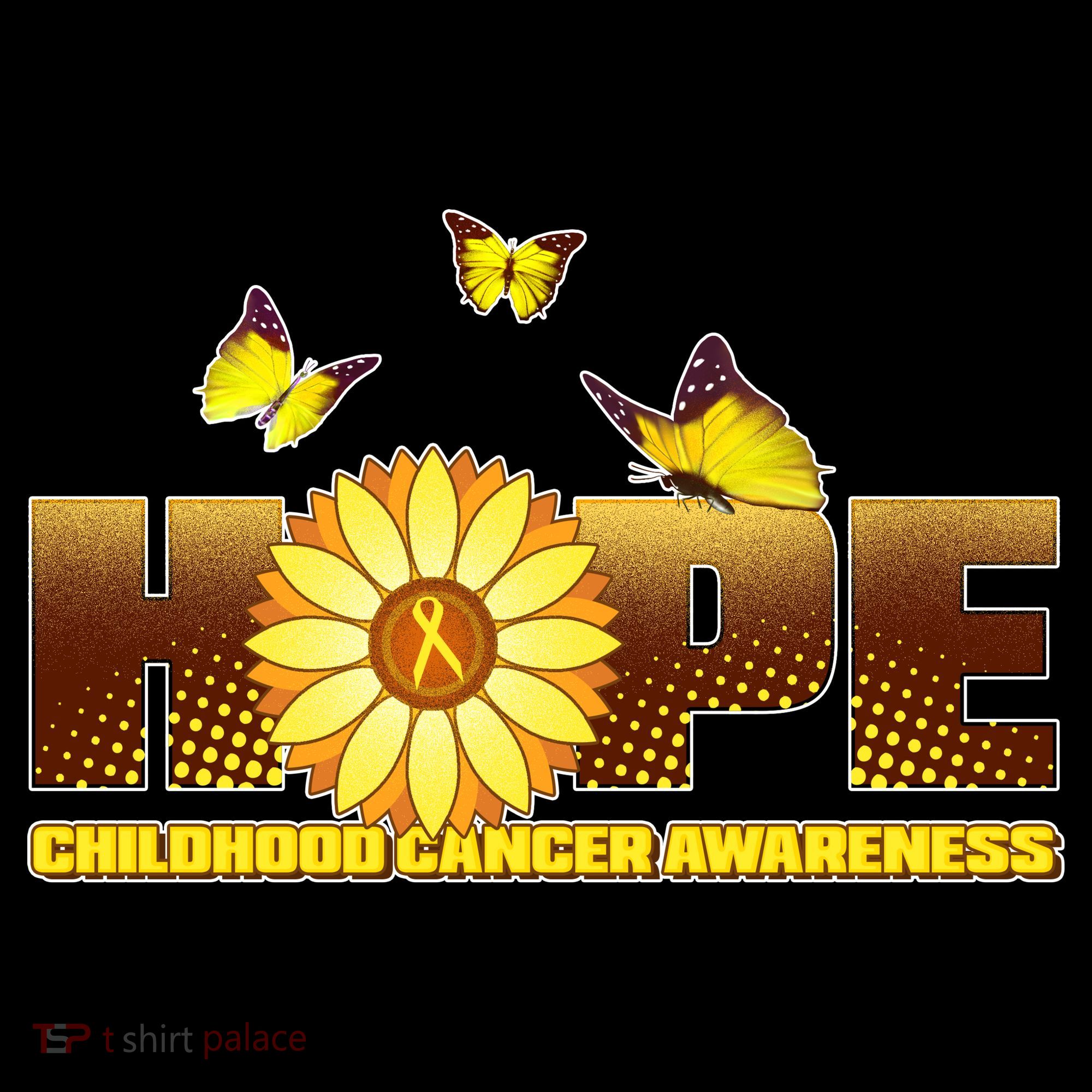 Hope Childhood Cancer Awareness Pajama Set