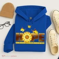 Hope Childhood Cancer Awareness Hoodie thumb 4