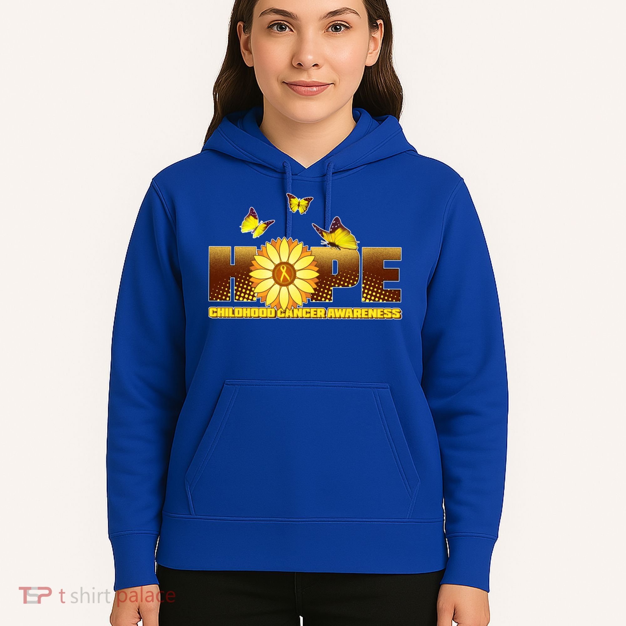 Hope Childhood Cancer Awareness Hoodie