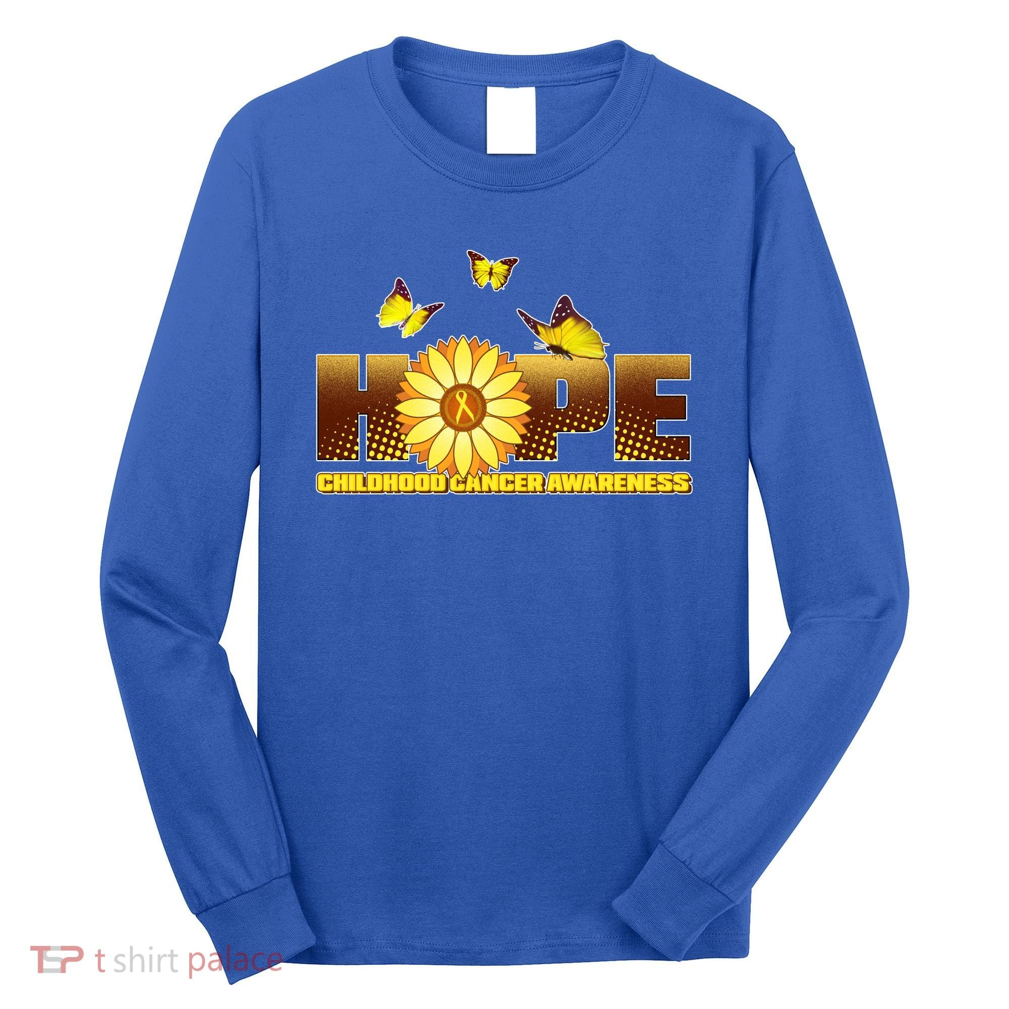 Hope Childhood Cancer Awareness Long Sleeve Shirt