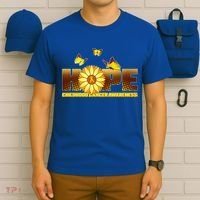 Hope Childhood Cancer Awareness T-Shirt thumb 6