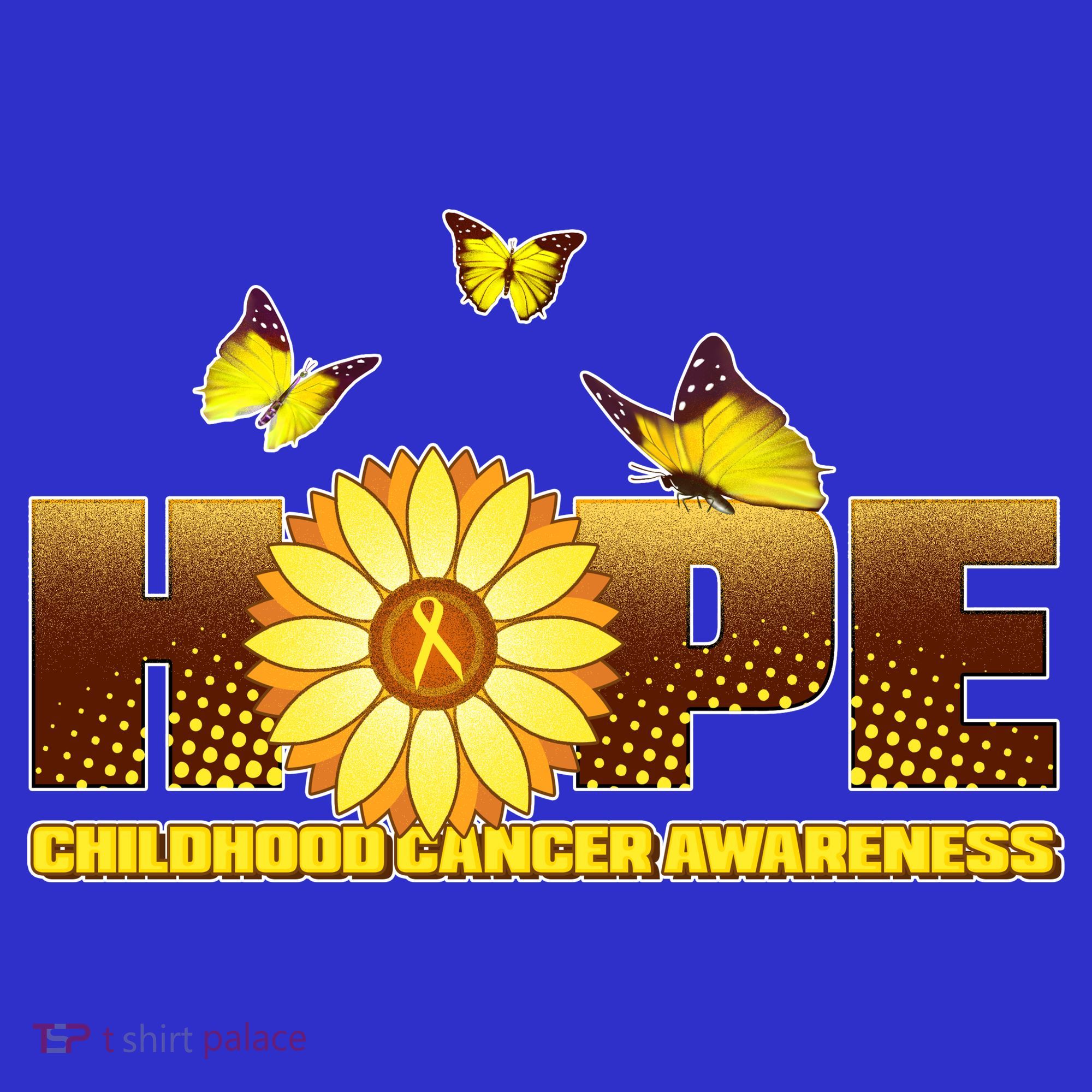 Hope Childhood Cancer Awareness T-Shirt