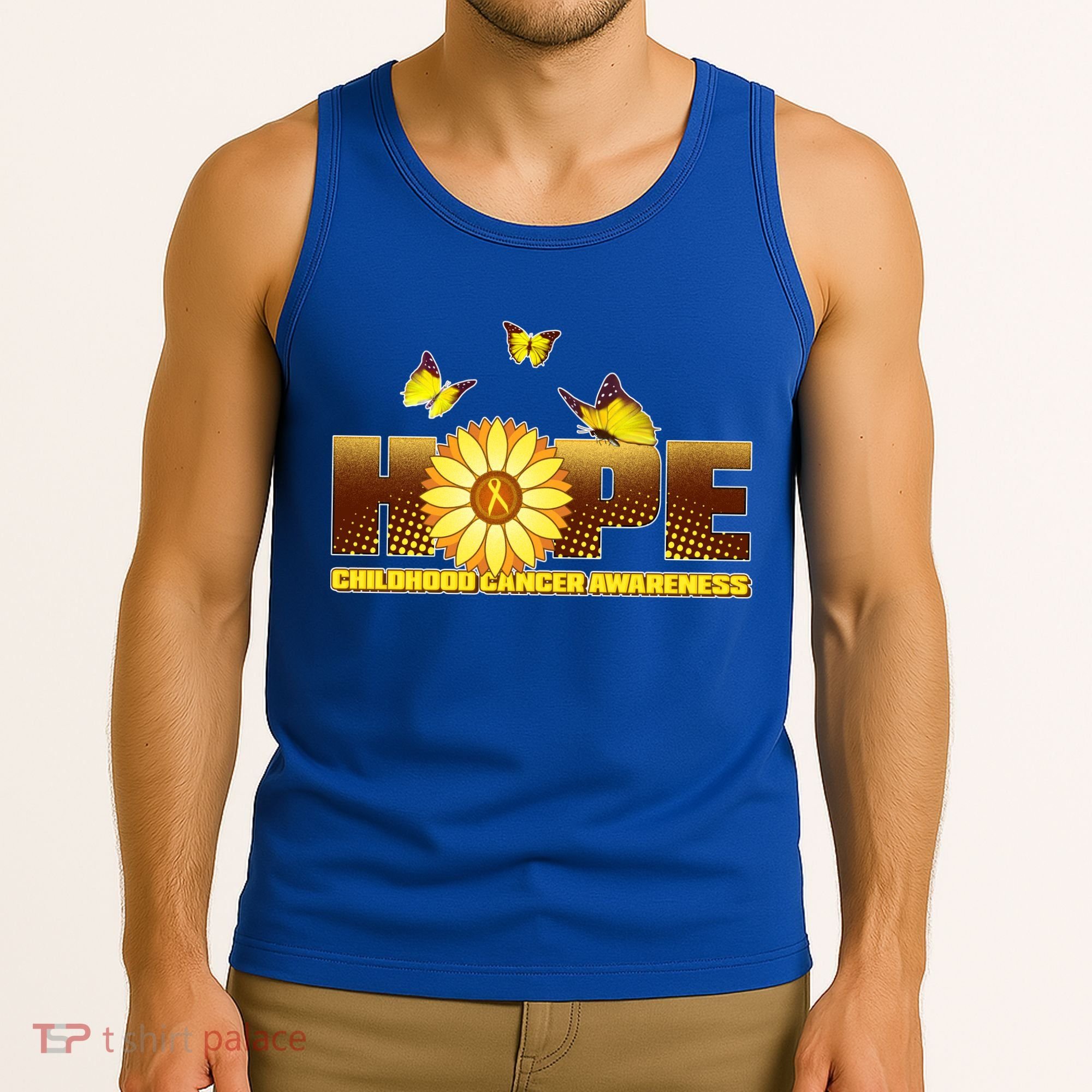 Hope Childhood Cancer Awareness Tank Top