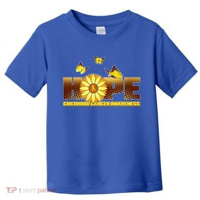 Hope Childhood Cancer Awareness Toddler T-Shirt